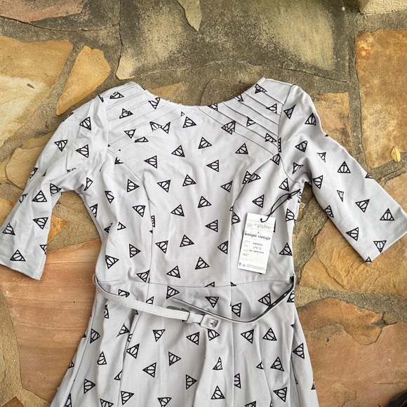 Unique Vintage Harry Potter Dress deathly hallows nwt large - Picture 4 of 6